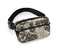 Fanny Pack for Women Men Belt Bag with Adjustable Strap Blue Aqua Blue Gray Polka Dot Pattern Waist Pack for Everyday, Mystic Moon, 20x13cm