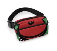 Fanny Pack for Women Men Belt Bag with Adjustable Strap Orange Red Phoenix Waist Pack for Everyday, Striped Black Cherry, 20x13cm