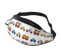 Fanny Pack for Women Men Cars Ambulance Excavator Truck Hands-Free Waist Bag Purse Camping Wallet Bag