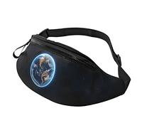 Fanny Pack for Women Men Earth Planet Home Adjustable Straps Waist Bag Purse Camping Phone Bag