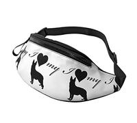 Fanny Pack for Women Men I Love Myan Shepherd Hands-Free Waist Bag Purse Walking The Dog Phone Bag