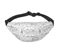Fanny Pack for Women & Men Math Geometry Geek Calculus Sport Waist Bag with Adjustable Belt Hands Free Waterproof Lightweight Crossbody Shoulder Bag Purse for Camping Travel, Carry All Phones Wallet