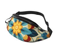 Fanny Pack for Women Men Sling Backpack Colorful Arabic Editable File Yellow Crossbody Bag Belt Bags with Adjustable Strap