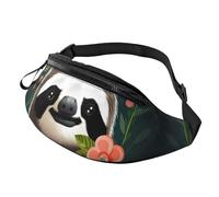 Fanny Pack for Women Men Sling Backpack Cute Sloth Crossbody Bag Belt Bags with Adjustable Strap