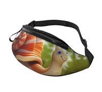 Fanny Pack for Women Men Sling Backpack Cute Snail Crossbody Bag Belt Bags with Adjustable Strap