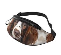 Fanny Pack for Women Men Sling Backpack Cute springer spaniel Crossbody Bag Belt Bags with Adjustable Strap