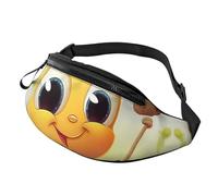 Fanny Pack for Women Men Sling Backpack Honey Bee Crossbody Bag Belt Bags with Adjustable Strap
