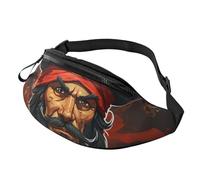 Fanny Pack for Women Men Sling Backpack Pirate Captain Crossbody Bag Belt Bags with Adjustable Strap