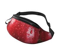 Fanny Pack for Women Men Sling Backpack Red apple fruit Crossbody Bag Belt Bags with Adjustable Strap