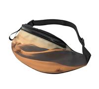 Fanny Pack for Women Men Sling Backpack Sand Dunes Crossbody Bag Belt Bags with Adjustable Strap