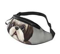 Fanny Pack for Women Men Sling Backpack Shih Tzu Dog Crossbody Bag Belt Bags with Adjustable Strap