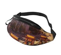 Fanny Pack for Women Men Sling Backpack Sunset in Budapest Crossbody Bag Belt Bags with Adjustable Strap