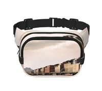 Fanny Pack For Women Men Waterproof Adjustable Belt Bags Waist Pack Fashion Crossbody Bags Freight Train Running Travelling Arizona Desert Bum Bag For Running Workout Hiking Traveling, Black, One Size