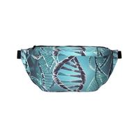 Fanny Pack Large Crossbody Sling Bag for Men Women DNA Genetic Helix Chest Bag Adjustable Waist Bags for Travel