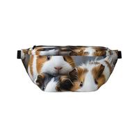 Fanny Pack Large Crossbody Sling Bag for Men Women Guinea Pigs Chest Bag Adjustable Waist Bags for Travel