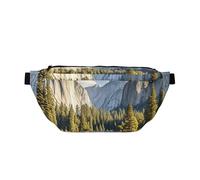 Fanny Pack Large Crossbody Sling Bag for Men Women Yosemite National Park Chest Bag Adjustable Waist Bags for Travel
