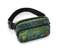 Fanny Pack Math Question Printed Waist Cinching Bag Hip Bag Lightweight Belt Bag for Travel Sports Hiking Running, Math Question, 7.9 X 5.1 in