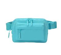 Fanny Pack - Phone Bag, Waterproof Belt Bags for Hiking - for Holidays, Outdoors, Travel, Running, Hiking, Gym, Park, Exercise and Travelling, Aqua Blue, Se référer à la description, Refer to