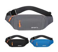 Fanny Pack Running - Waterproof Jogging Belt, Lightweight Hip Pouch | Sweat Proof Trail Waist Bag, Sports Phone Holder Without for Outdoor Shape, Trains, Grey, Se référer au descriptif, Refer to
