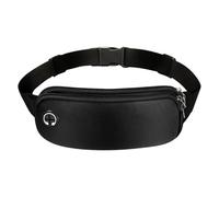 Fanny Pack Slim Waist Pack with Fixed Pocket and Earphone Hole, Stylish Workout Belt | Athletic Waist Bag for Jogger, Traveler, Outdoor Exercise, Workout