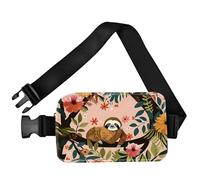 Fanny Pack Travel Belt Bag Fashion Crossbody Bags for Women Waist Pack Lightweight with Adjustable Strap, Brown, M, Fashion