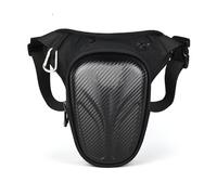 Fanny Pack Travel Hiking for Climbing Outdoor Pocket Waterproof Motorcycle Drop Leg Bag for Men Women Ride Cycling Casual Waist Bag Motor Pannier Bag(Black)