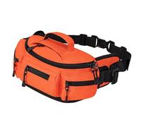 Fanny Pack Ultra Large Capacity Crossbody Fanny Pack Belt Bag with Adjustable Strap for Men Hiking Traveling Camping (Orange)