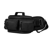 Fanny Pack Ultra Large Capacity Crossbody Fanny Pack Belt Bag with Adjustable Strap for Men Hiking Traveling Camping (Negro)