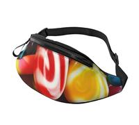 Fanny Pack Waist Bag Pack Adjustable Hip Bum Bag Colorful Candy Crossbody Bags Belt Bag for Men Women