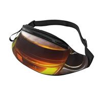 Fanny Pack Waist Bag Pack Adjustable Hip Bum Bag Cup of Tea Crossbody Bags Belt Bag for Men Women