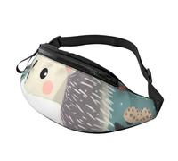 Fanny Pack Waist Bag Pack Adjustable Hip Bum Bag Cute cartoon hedgehog Crossbody Bags Belt Bag for Men Women