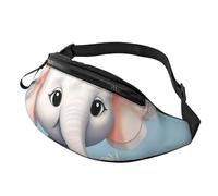 Fanny Pack Waist Bag Pack Adjustable Hip Bum Bag Cute Elephant Crossbody Bags Belt Bag for Men Women
