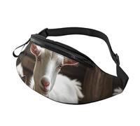 Fanny Pack Waist Bag Pack Adjustable Hip Bum Bag Cute Goat Crossbody Bags Belt Bag for Men Women