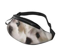 Fanny Pack Waist Bag Pack Adjustable Hip Bum Bag Cute Maltese Puppy Crossbody Bags Belt Bag for Men Women