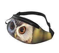 Fanny Pack Waist Bag Pack Adjustable Hip Bum Bag Cute Owl Crossbody Bags Belt Bag for Men Women