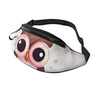 Fanny Pack Waist Bag Pack Adjustable Hip Bum Bag Cute owl Crossbody Bags Belt Bag for Men Women