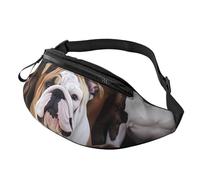 Fanny Pack Waist Bag Pack Adjustable Hip Bum Bag English Bulldogs Crossbody Bags Belt Bag for Men Women