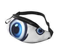 Fanny Pack Waist Bag Pack Adjustable Hip Bum Bag Evil eyes Crossbody Bags Belt Bag for Men Women