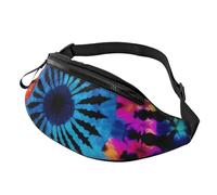 Fanny Pack Waist Bag Pack Adjustable Hip Bum Bag Exotic Tribe Tie Dye Style Crossbody Bags Belt Bag for Men Women