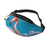 Fanny Pack Waist Bag Pack Adjustable Hip Bum Bag Flamingo in Water Crossbody Bags Belt Bag for Men Women