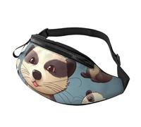 Fanny Pack Waist Bag Pack Adjustable Hip Bum Bag Hairy Ferret Crossbody Bags Belt Bag for Men Women