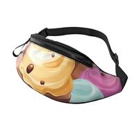 Fanny Pack Waist Bag Pack Adjustable Hip Bum Bag Ice Cream Crossbody Bags Belt Bag for Men Women