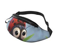Fanny Pack Waist Bag Pack Adjustable Hip Bum Bag Ladybug Crossbody Bags Belt Bag for Men Women