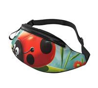 Fanny Pack Waist Bag Pack Adjustable Hip Bum Bag Ladybug landscape Crossbody Bags Belt Bag for Men Women