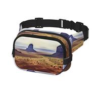 Fanny Pack Waist Bag Pack Adjustable Hip Bum Bag Landscape of Monument Valley Crossbody Bags Belt Bag for Men Women