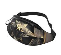 Fanny Pack Waist Bag Pack Adjustable Hip Bum Bag Magical Design Norse Runes Compass Crossbody Bags Belt Bag for Men Women
