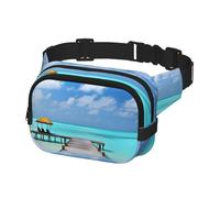 Fanny Pack Waist Bag Pack Adjustable Hip Bum Bag Maldives Holidays Crossbody Bags Belt Bag for Men Women