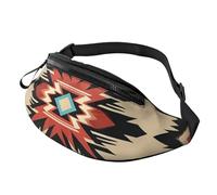 Fanny Pack Waist Bag Pack Adjustable Hip Bum Bag Native American Patterns Crossbody Bags Belt Bag for Men Women