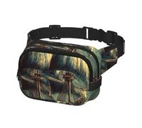Fanny Pack Waist Bag Pack Adjustable Hip Bum Bag Nautical Vintage Sailing Pirate Ship Crossbody Bags Belt Bag for Men Women