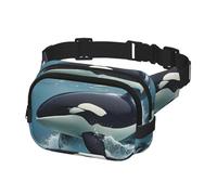 Fanny Pack Waist Bag Pack Adjustable Hip Bum Bag Orca Killer Whale Crossbody Bags Belt Bag for Men Women